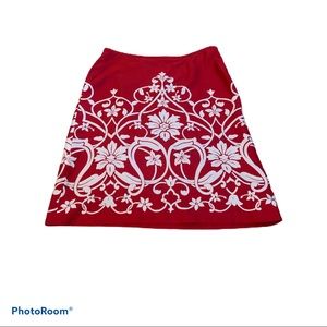 Ann Taylor Loft skirt excellent condition 10 red